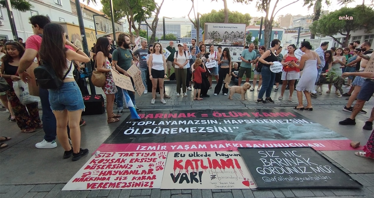 Hayvan hakları savunucularından “ötanazi” protestosu