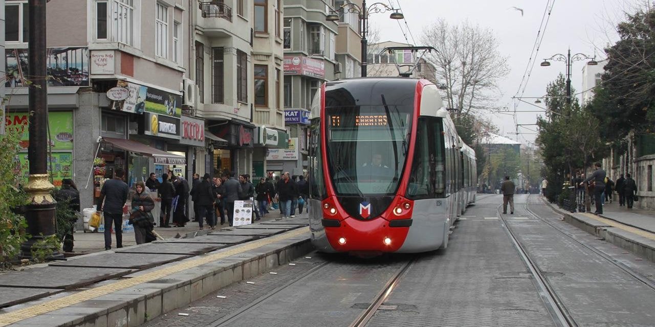 Tramvayın Aksaray istasyonu bir aylığına tek yönlü çalışacak